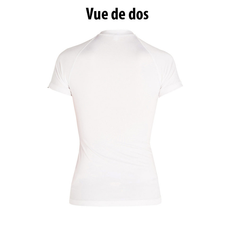 LYCRA Femme RIP CURL SUNNY Manches Courtes BLANC