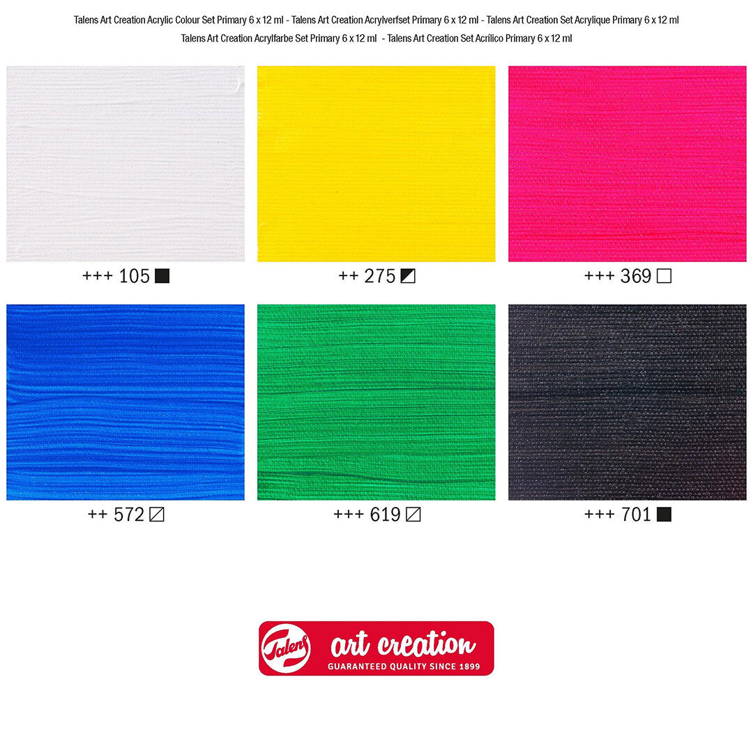 Talens art creation acrylverf primair - 6x12 ml