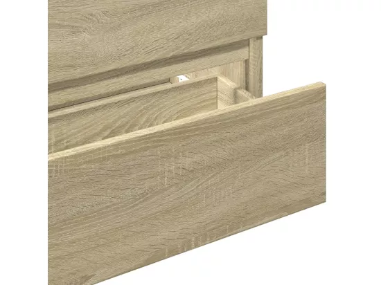 Armoire d'évier chêne sonoma 80x38,5x45 cm Bois d'ingénierie