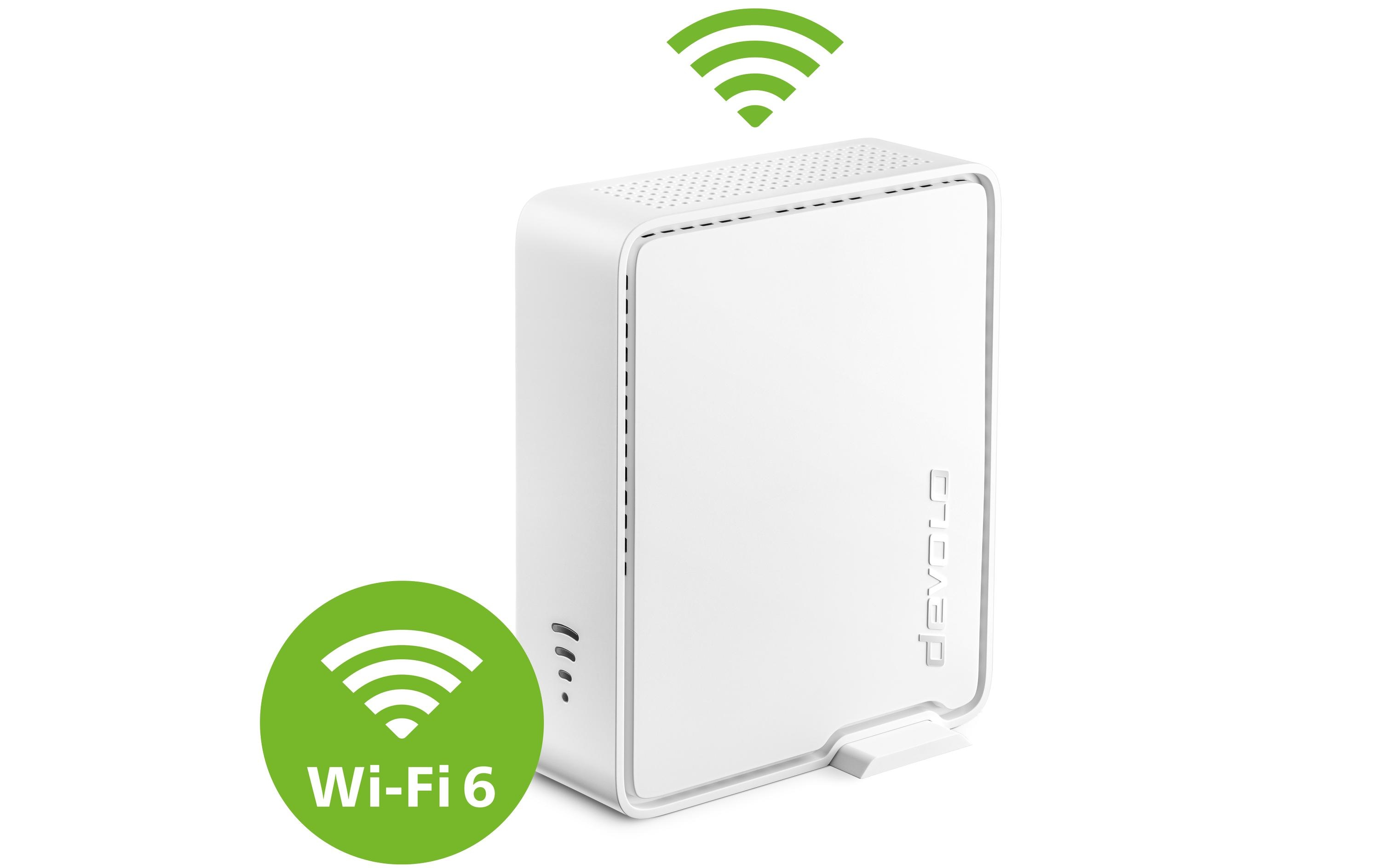 WiFi 6 Repeater 5400<br>Einfach schneller: Der leistungsstarke Repeater mit Wi-Fi 6 und Mesh-WLAN