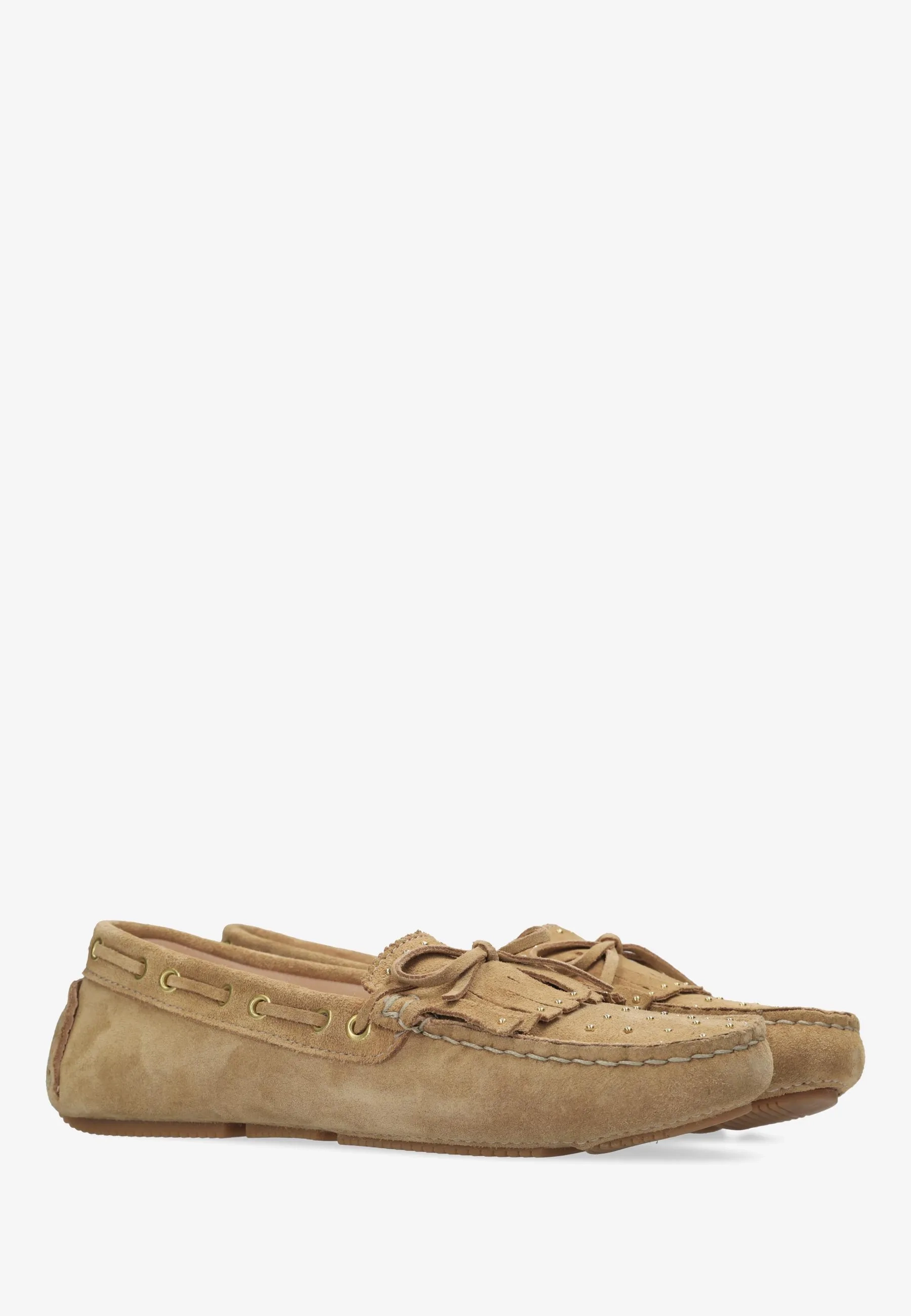 BILLY INDY  Moccasin suede Light Cognac