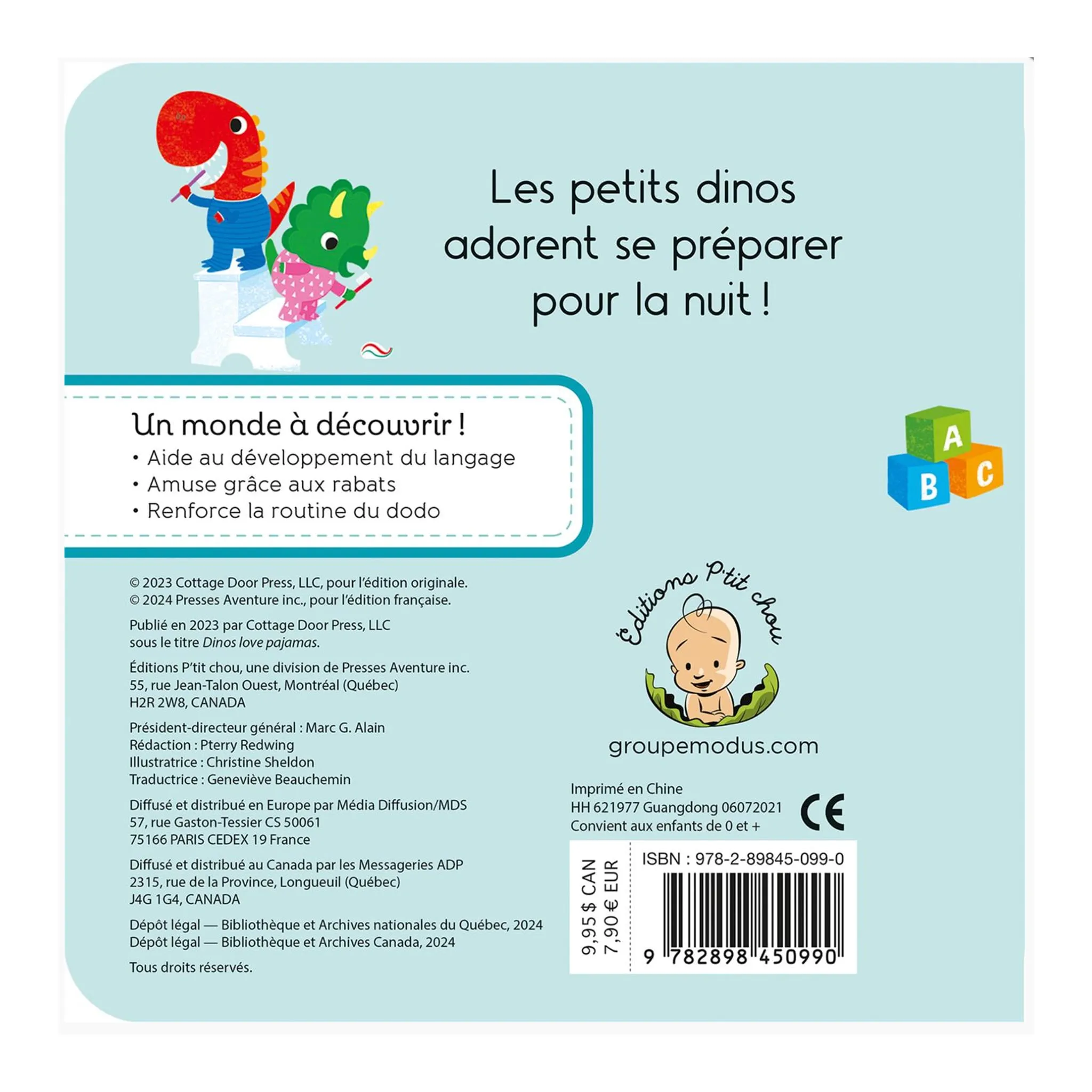 Clément - Équipement Dino Surprise Pyjamas