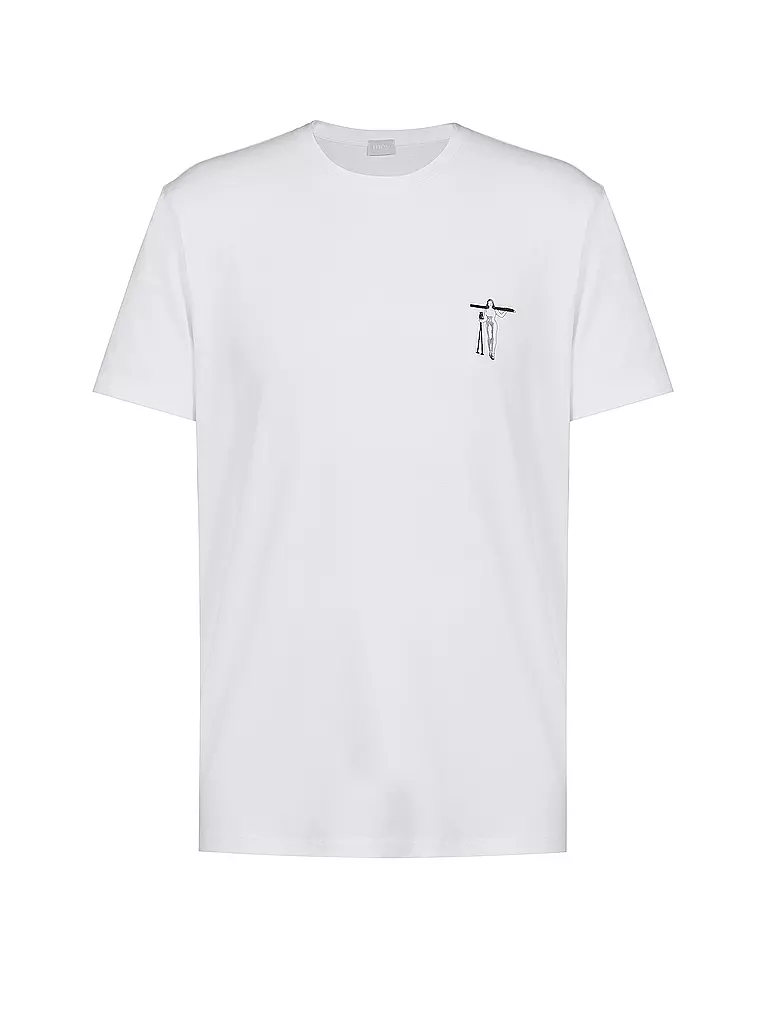 MEY Pyjama T-Shirt weiss weiss
