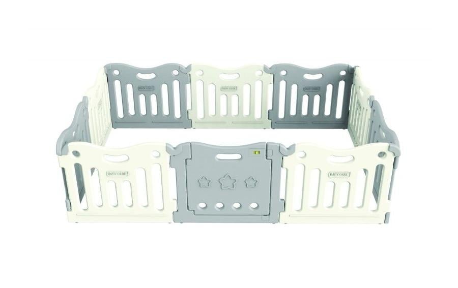 Laufgitter »Babycare Melange Grey«