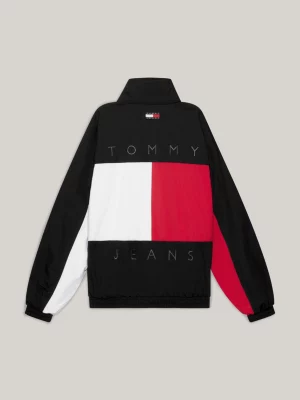 Tommy Remastered Jaqueta Dual Gender Signature Color-Blocked
