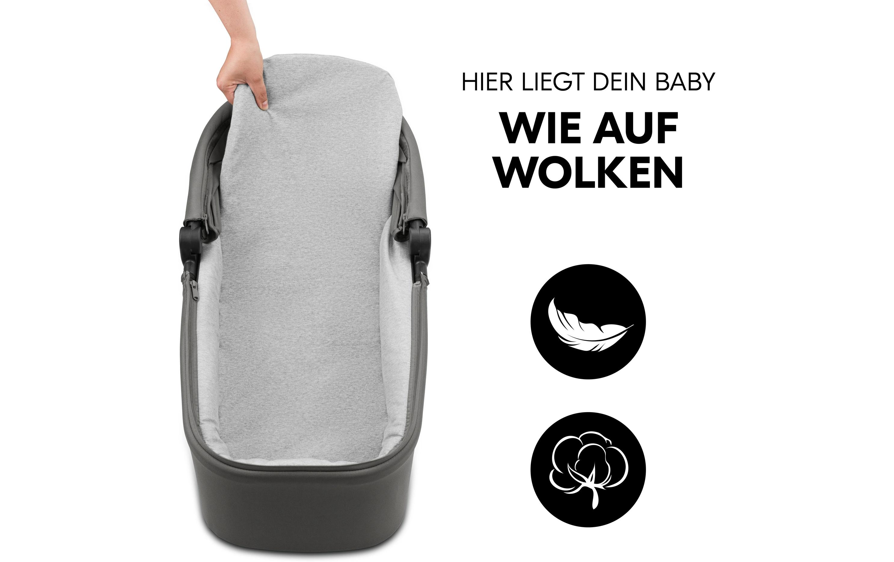 Kinderwagen Move N Care Set Dark Grey<br>Multifunktionales Kinderwagen-Set