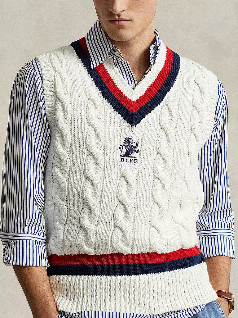 POLO RALPH LAUREN Pullunder weiss
