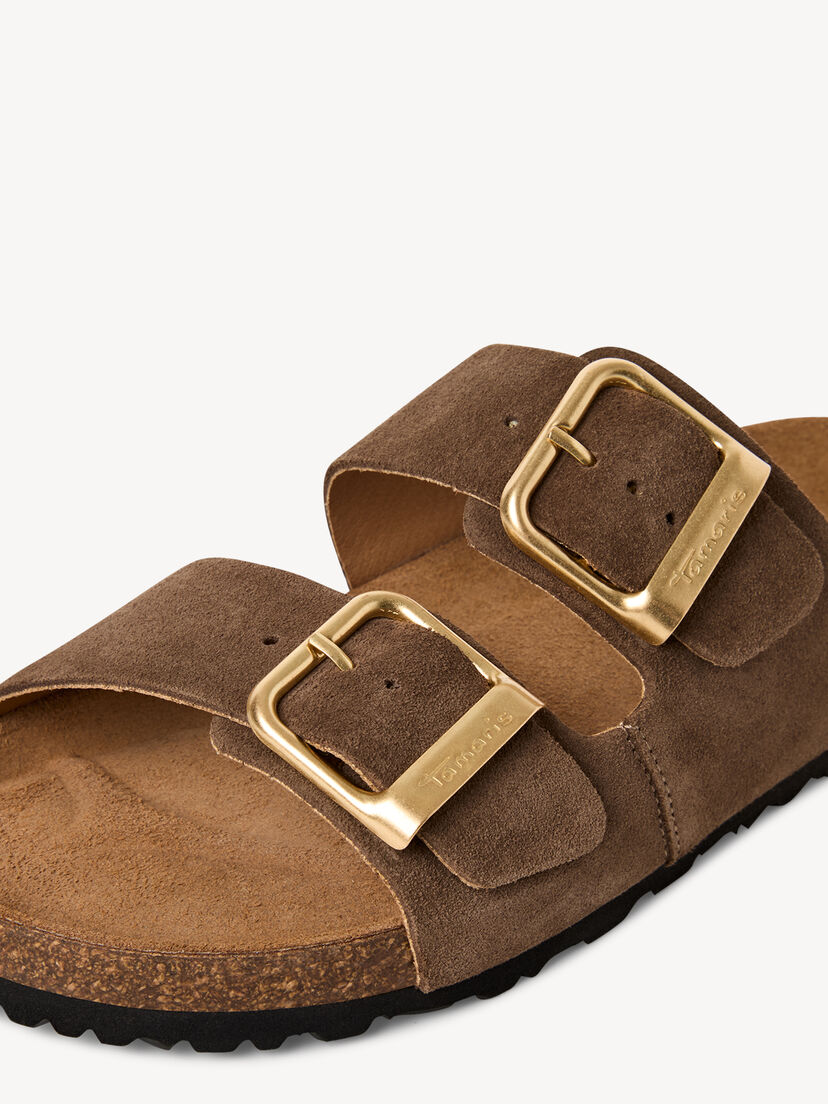 Leren Slipper - bruin