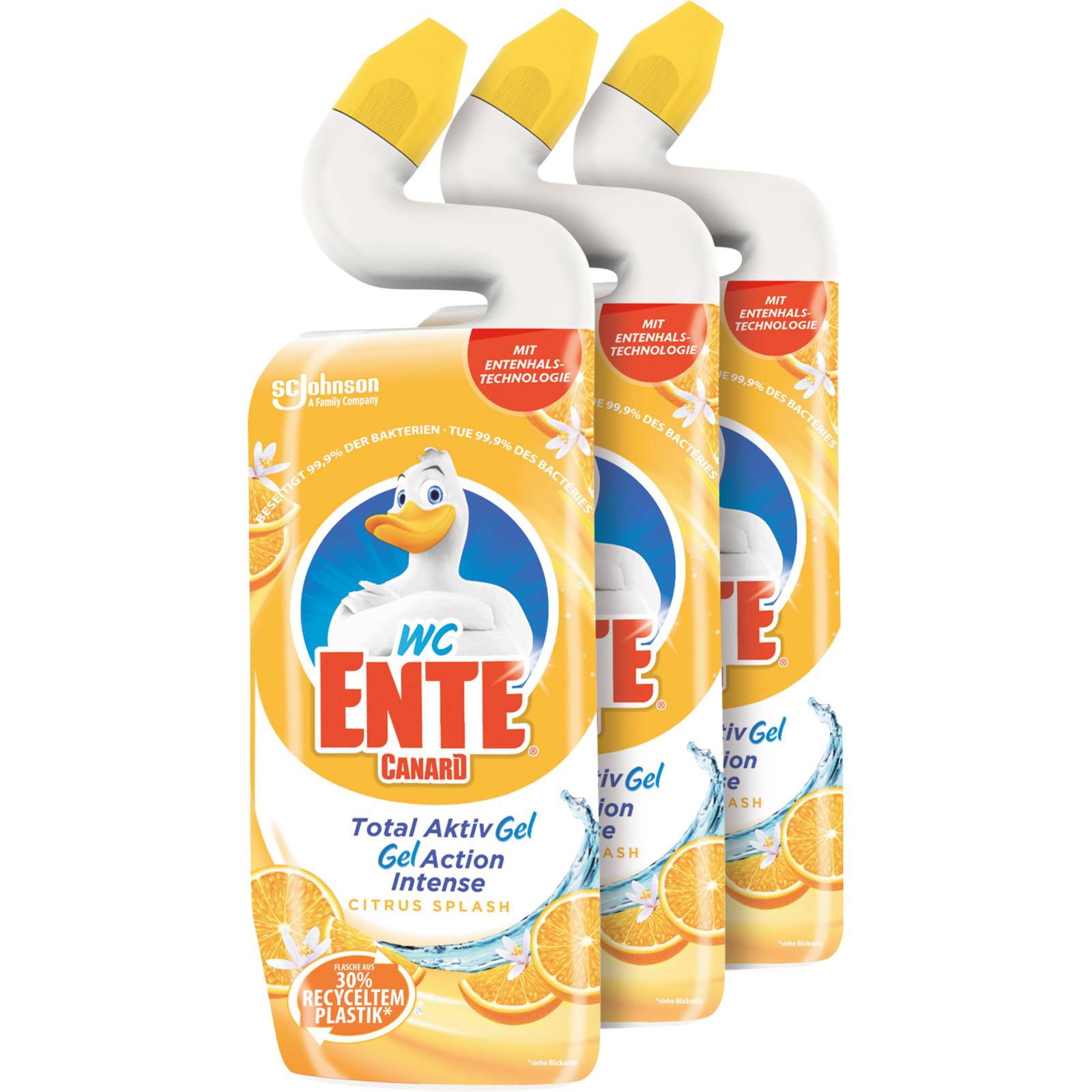 WC Ente Gel Citrus Splash 3x750ml
