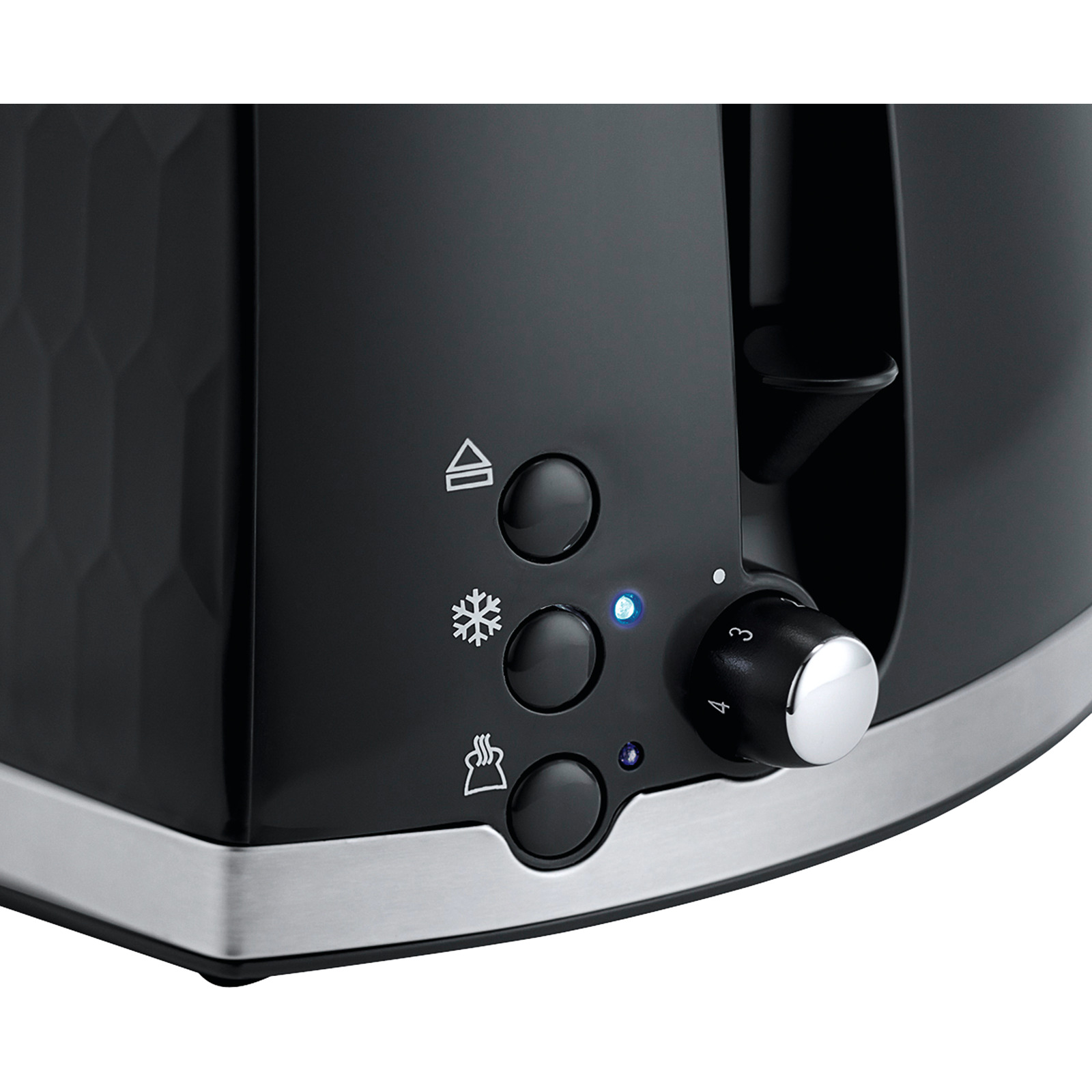 Russell Hobbs Honeycomb 2S Toaster Black 26061-56