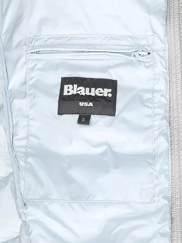 BLAUER Daunenjacke CHARME hellgrau