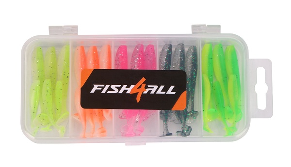 Kit Fish4All Mini Soft Shad 32 & 42mm (30 Pièces)