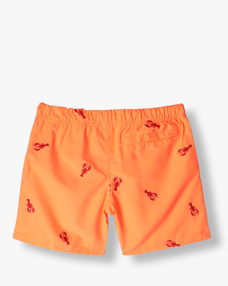 SHIWI oranje shiwi  swimshort lobster embroidery