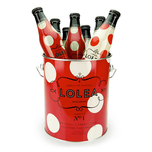 Assortiment de sangrias Lolea et le seau à glace