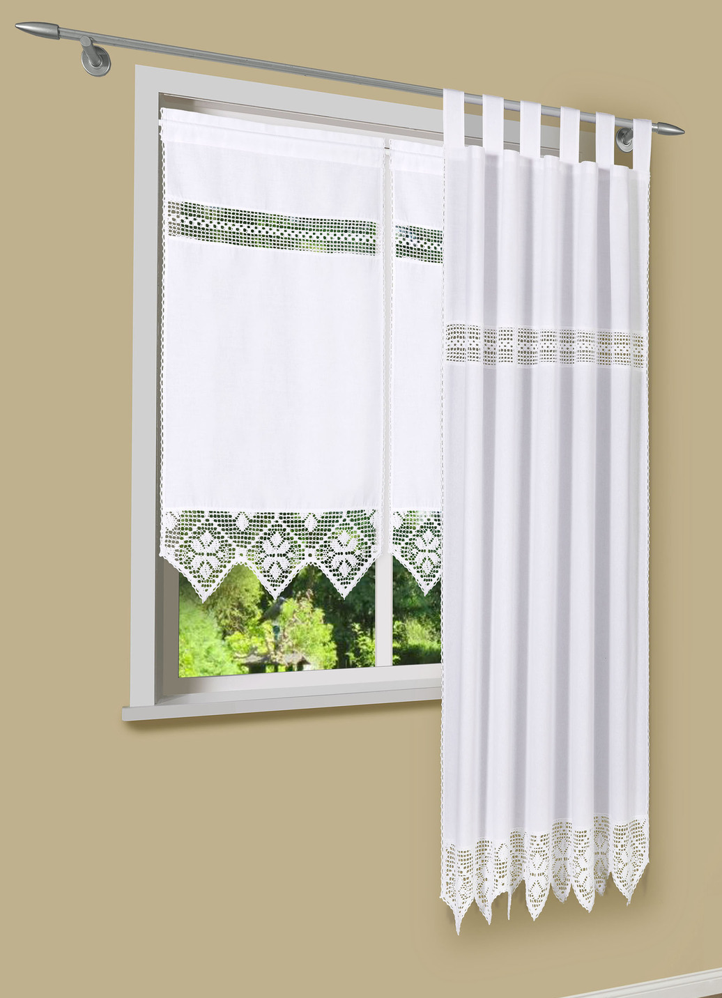Hochwertige und blickdichte Fensterdekoration