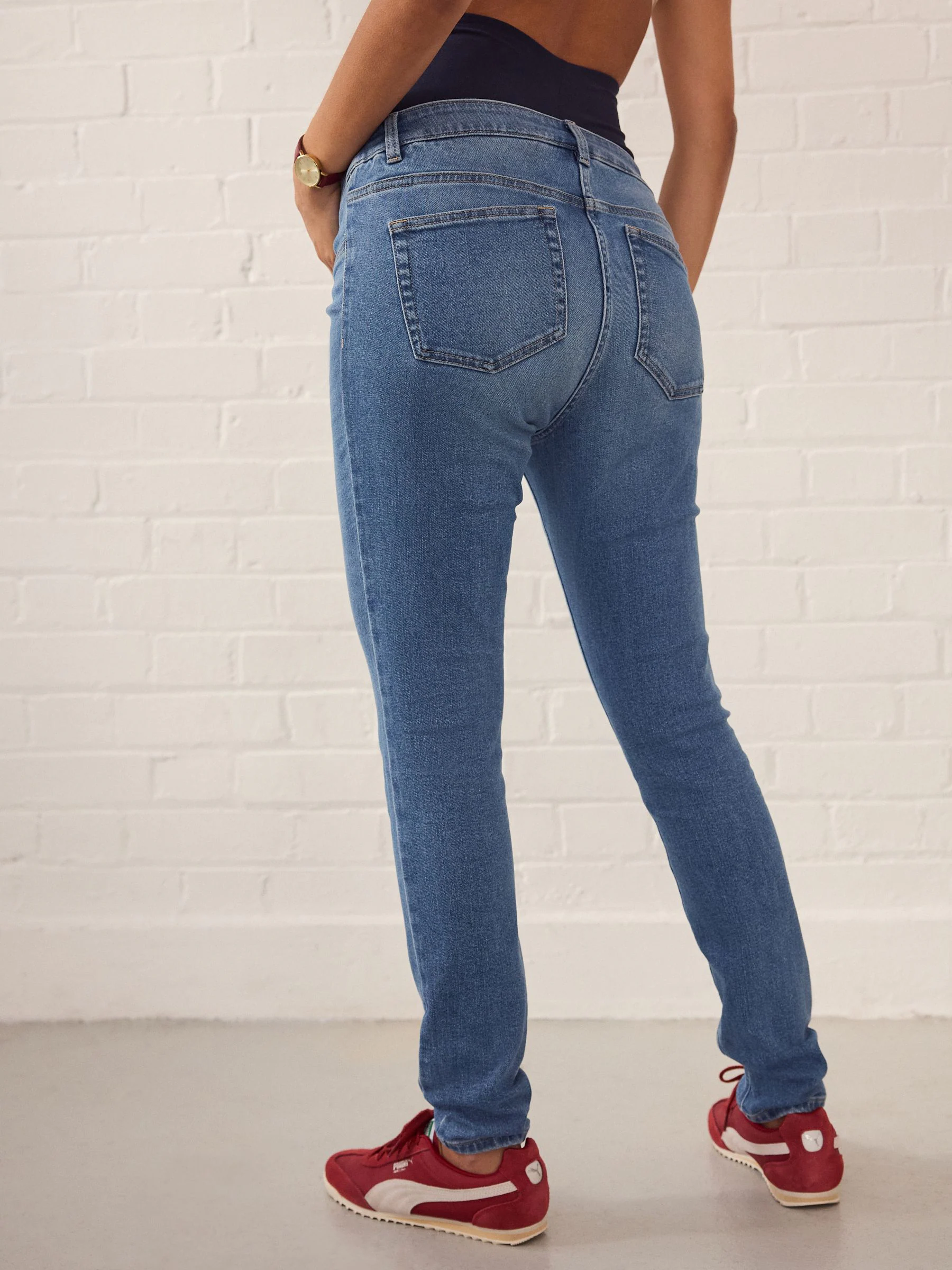 Donkerblauw - Skinny zwangerschapsjeans