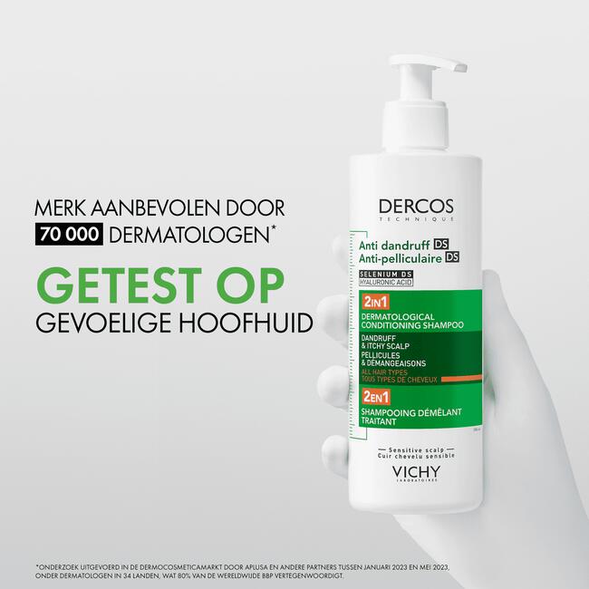 Vichy Dercos Anti-Roos-2-In-1-Shampoo + Conditioner 200 ML