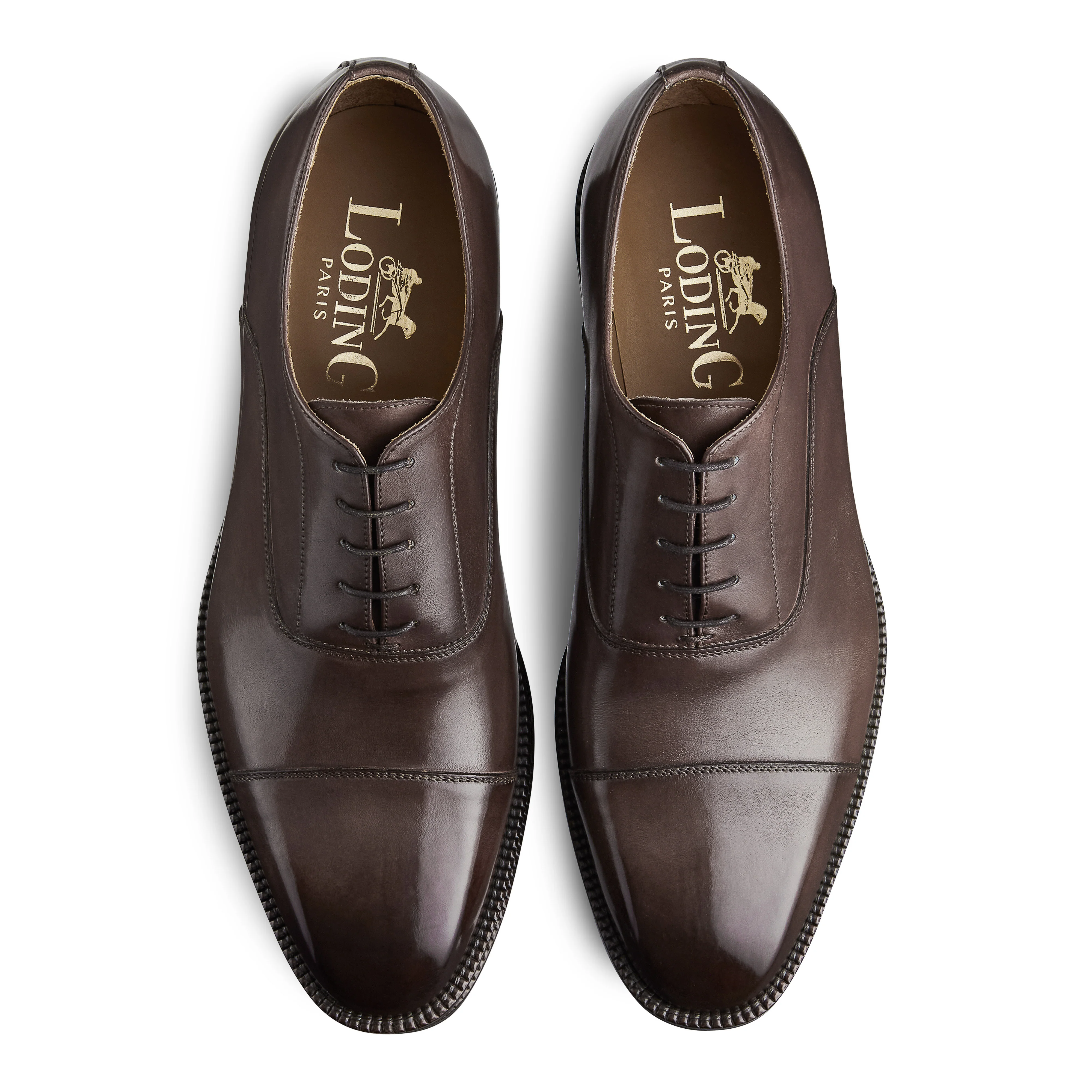 Richelieu marron semelle gomme Berga 304