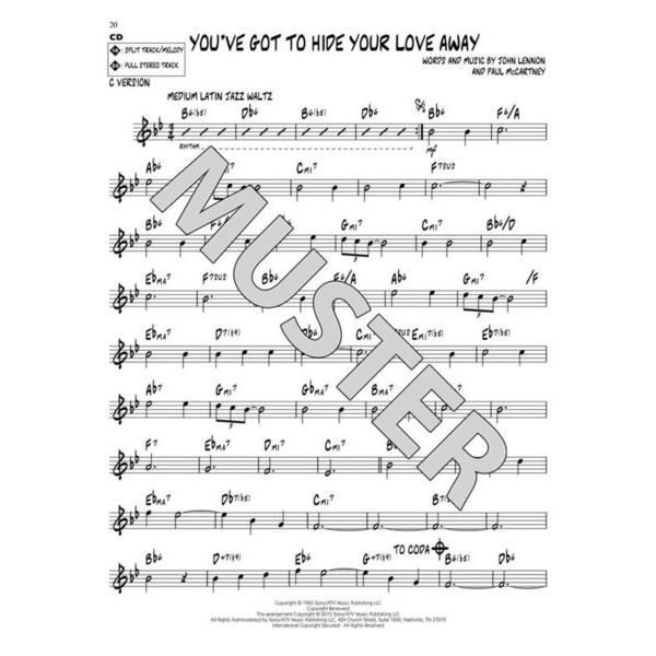 Hal Leonard Jazz Play Along John Lennon