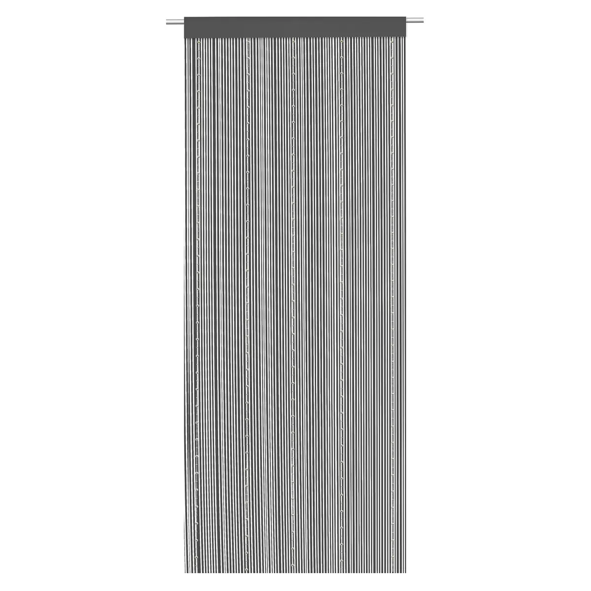 Fadenvorhang Pearls Schwarz