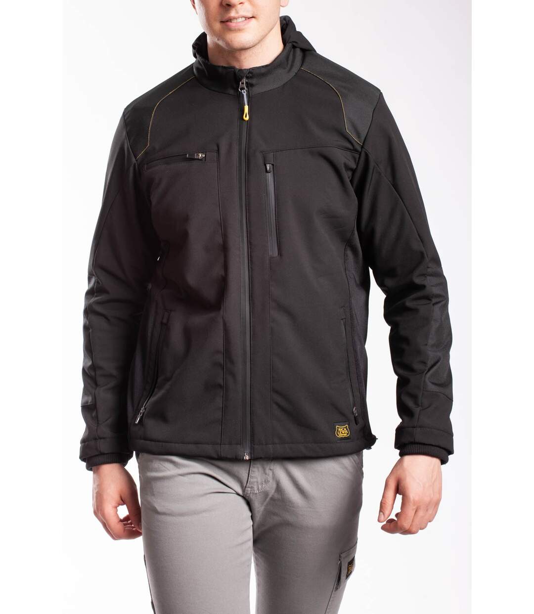 Veste softshell doublée polaire NOIR