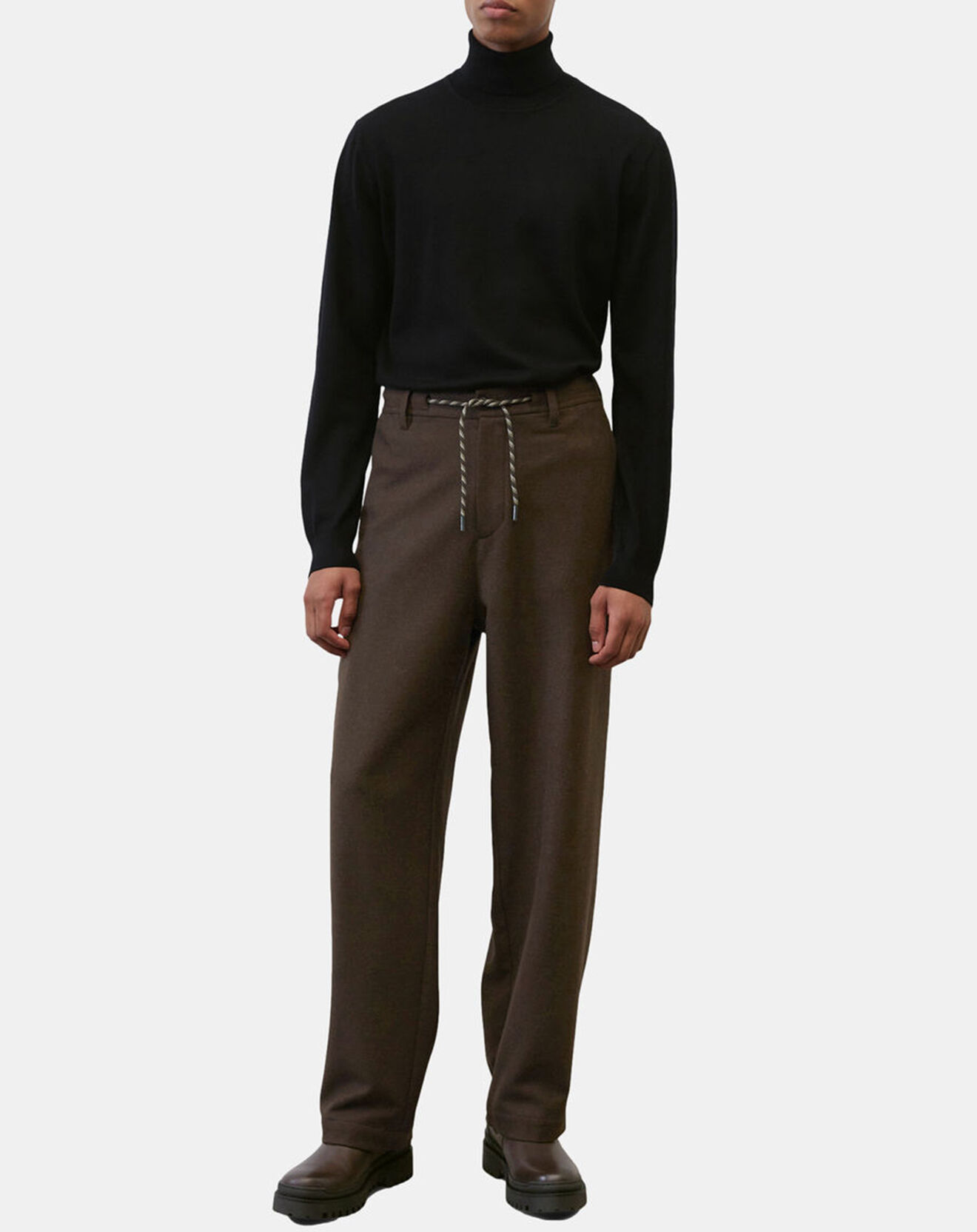 Marc O'Polo Pull 100% Laine noir