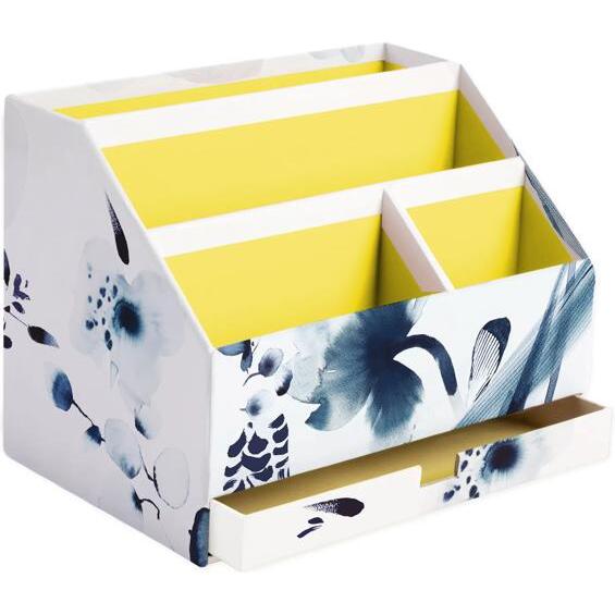 Inkebana, Porte lettres avec tiroir 24 x 16 x 18 cm - Multicolore