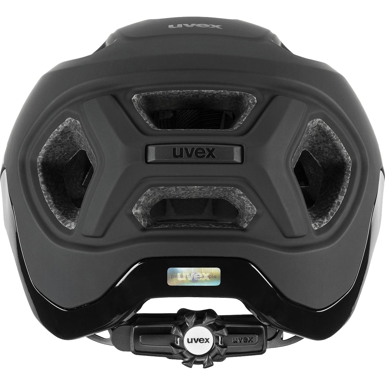 Uvex react Fahrradhelm mattschwarz