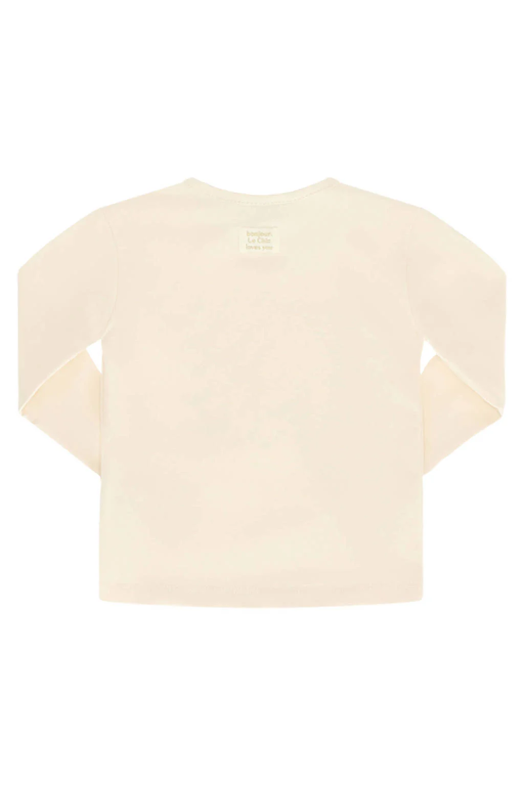 Le Chic longsleeve ecru met glitter