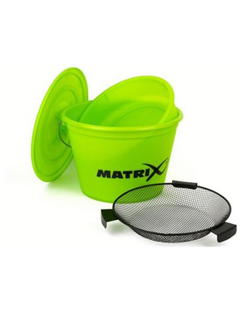 Matrix Bucket Set Inc Tray And Riddle Lime - Aasdoos - 20 l