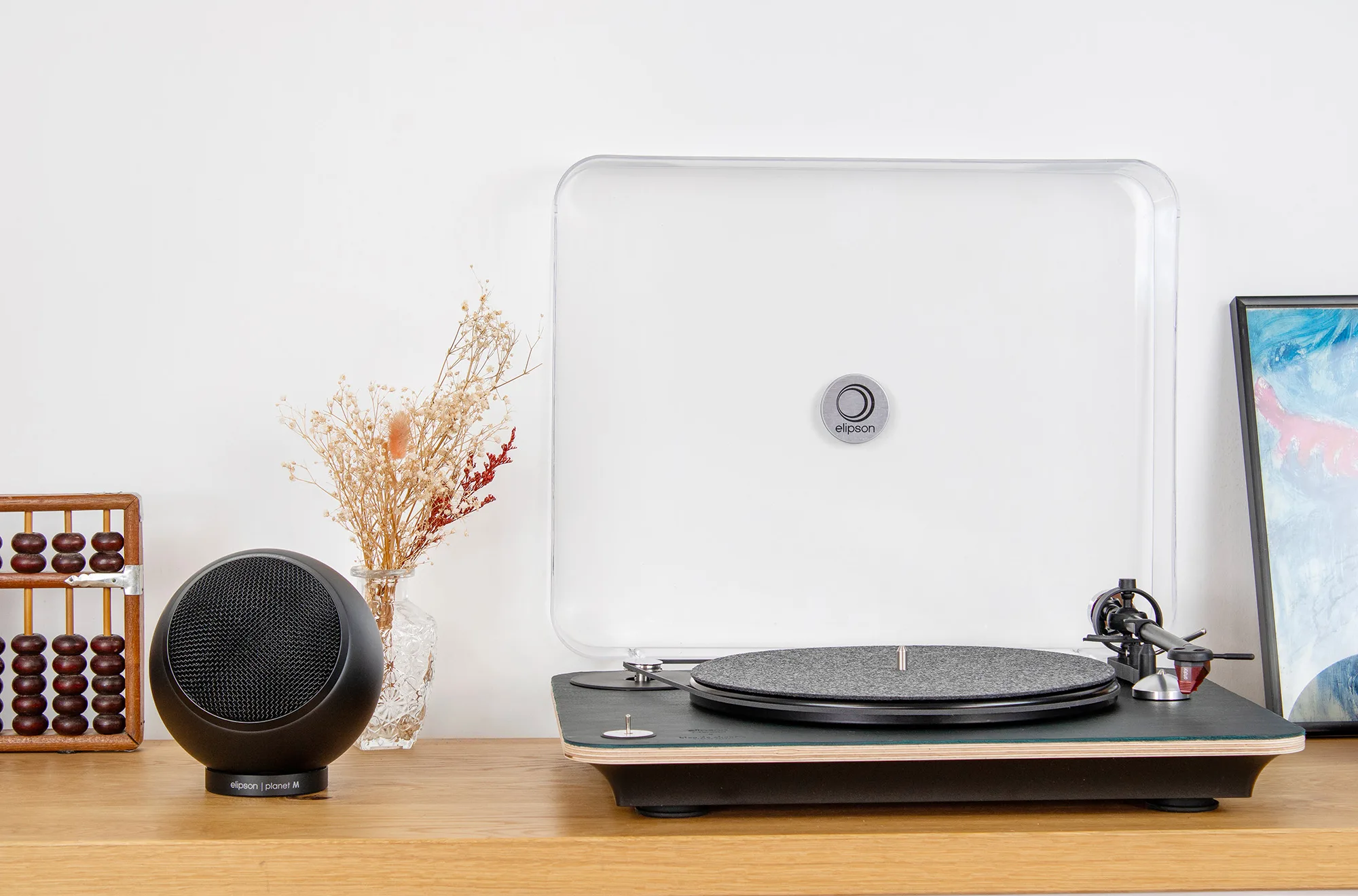 Elipson Chroma Paon RIAA BT Bleu de Chauffe - Édition numérotée Platines vinyle hi-fi