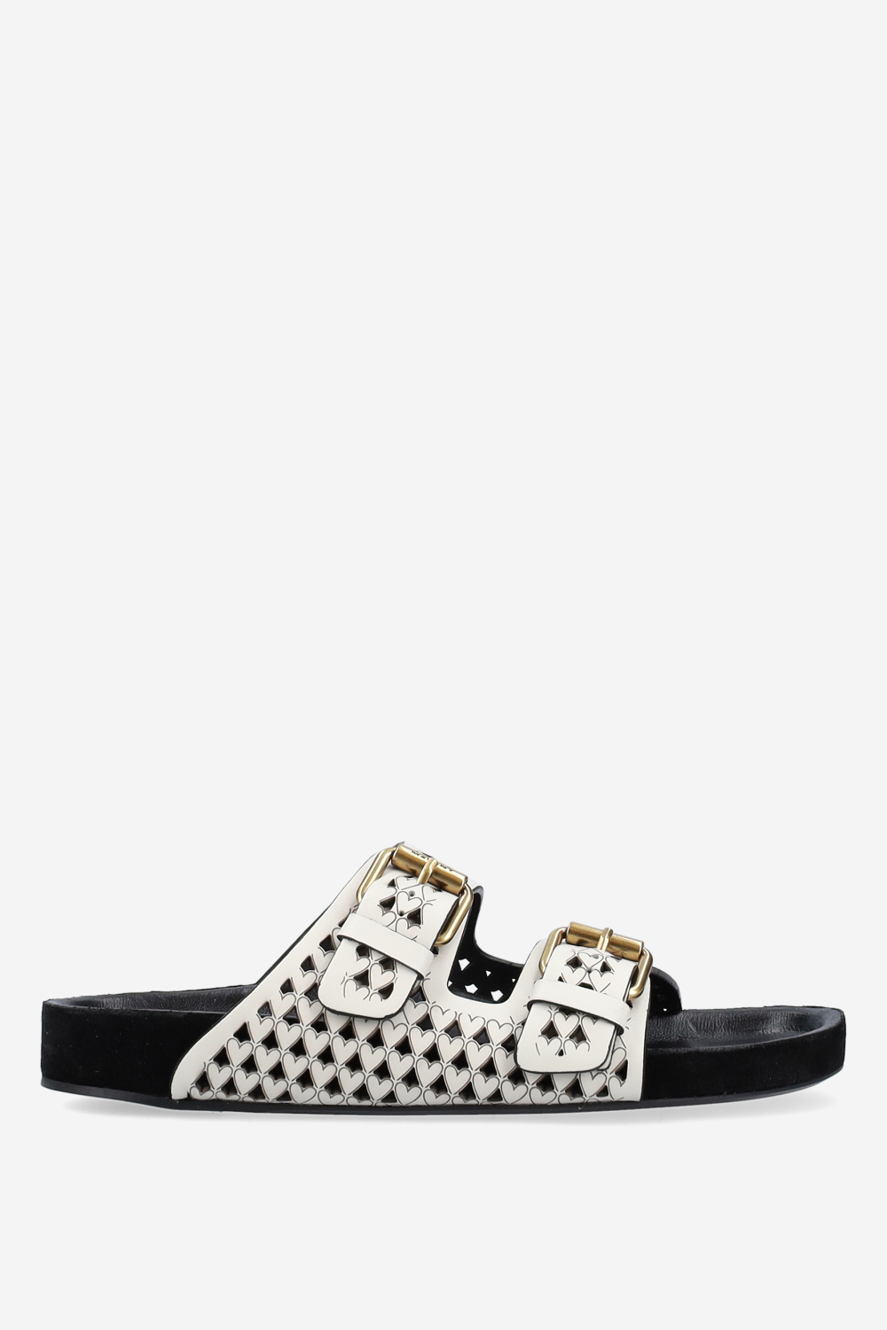 Lennyo openwork leather sandals