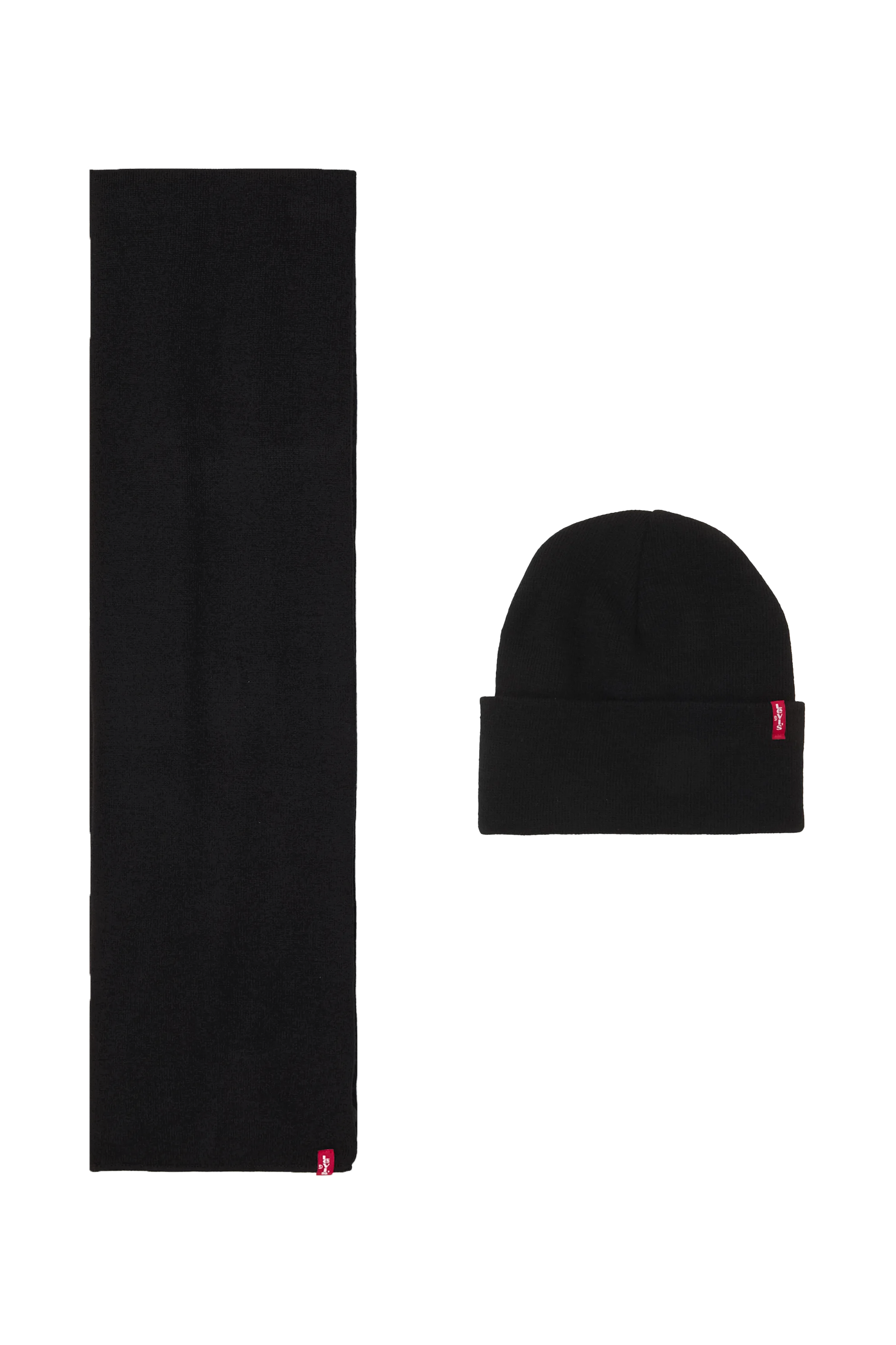 LEVI'S Bonnet  HOLIDAY GIFT SET - SCARF & BEANIE Noir