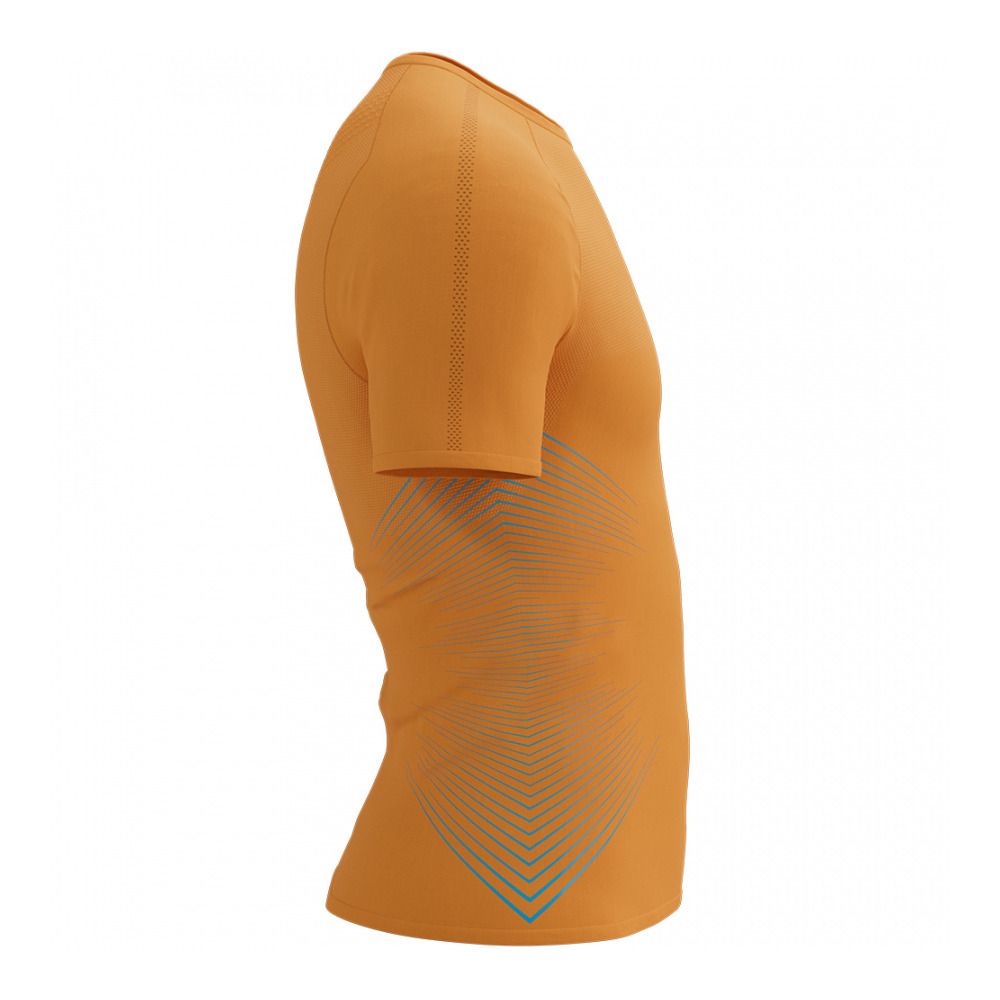 Compressport PERFORMANCE - Maillot Homme autumn glory/hawaiian ocean