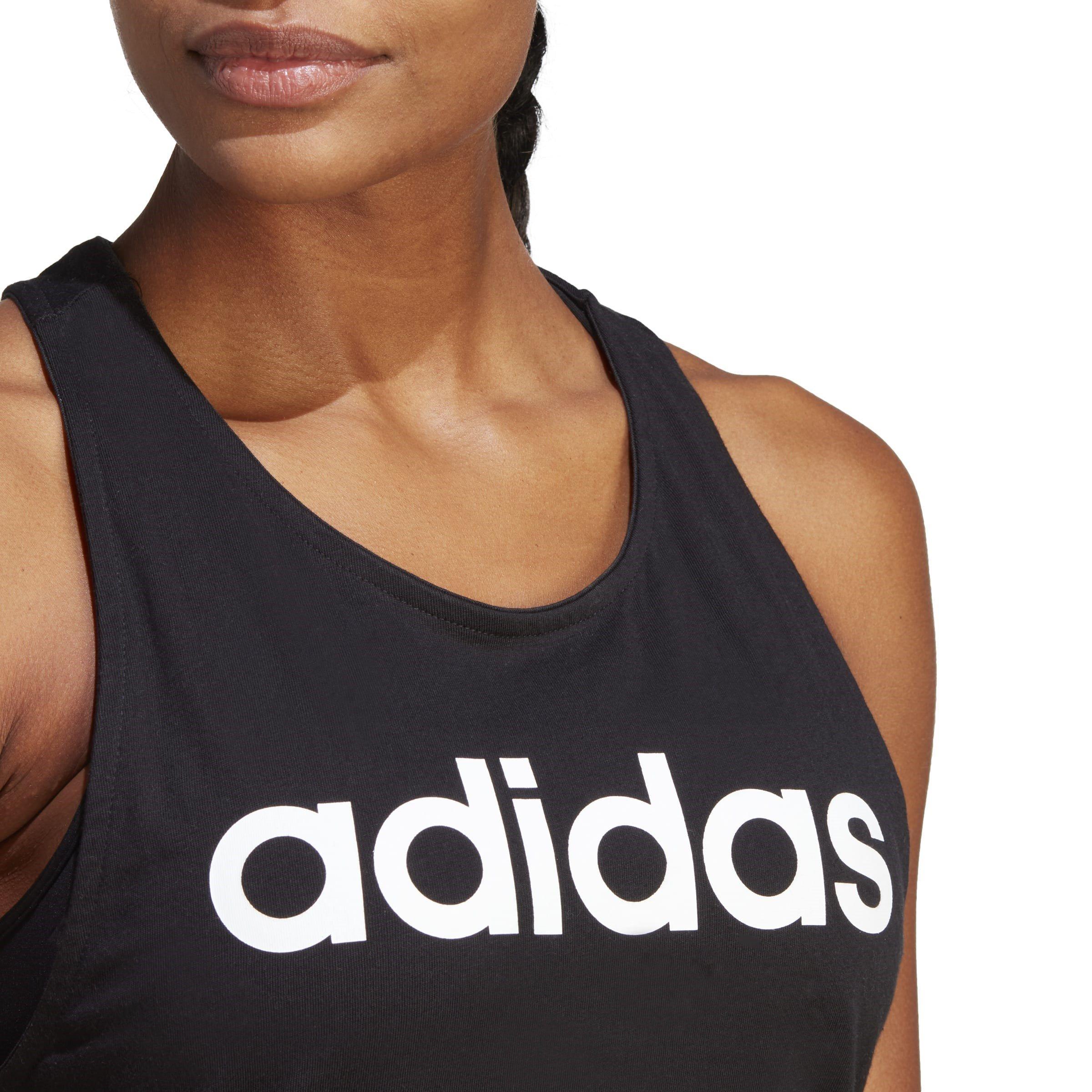 adidas Womens Essentials Linear Loose Tank Top
