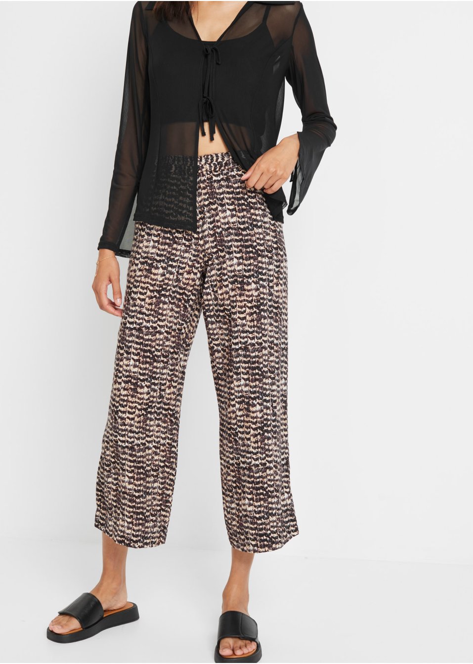 Jupe-culotte taille extensible