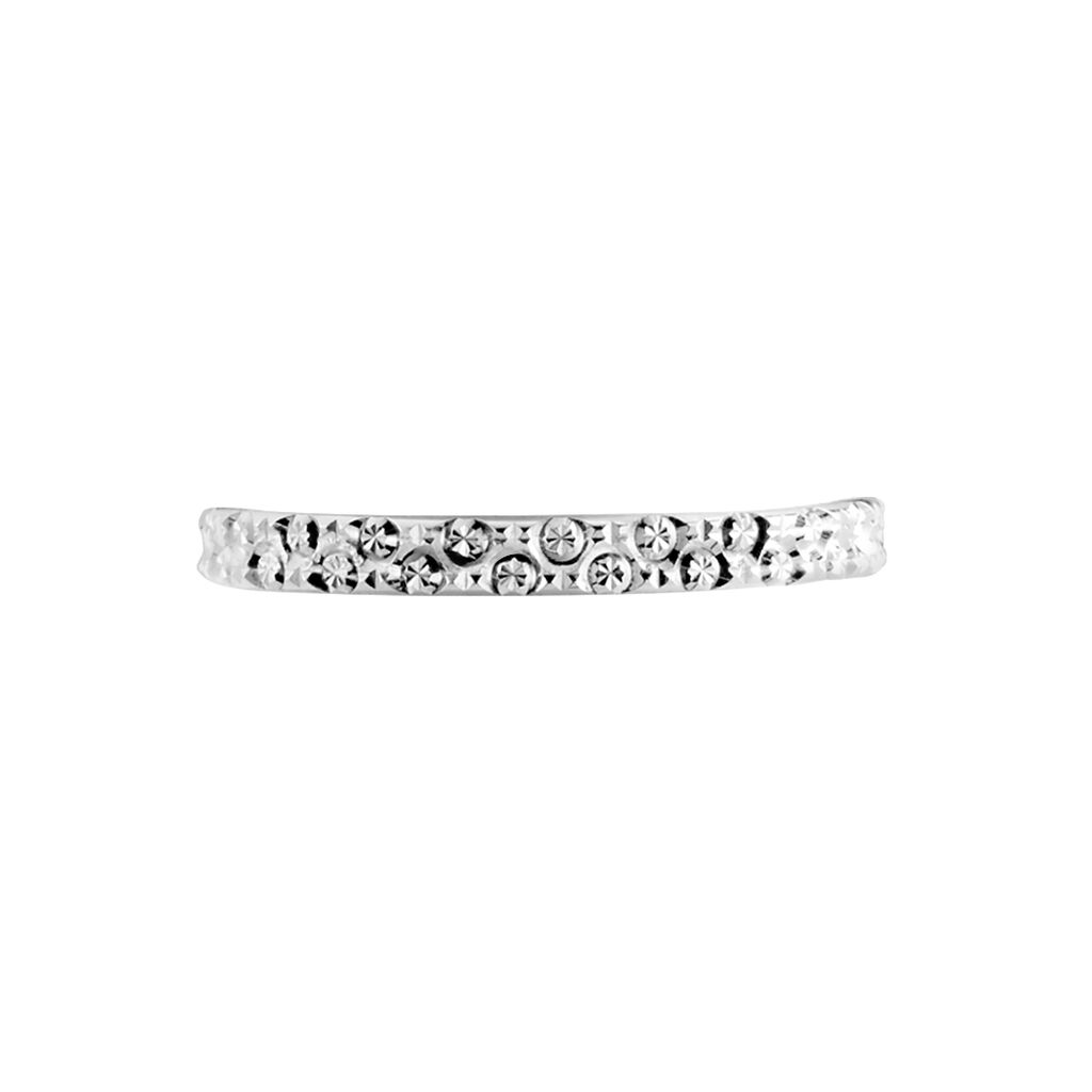 Alliance Fantaisie Diamantee Or Blanc