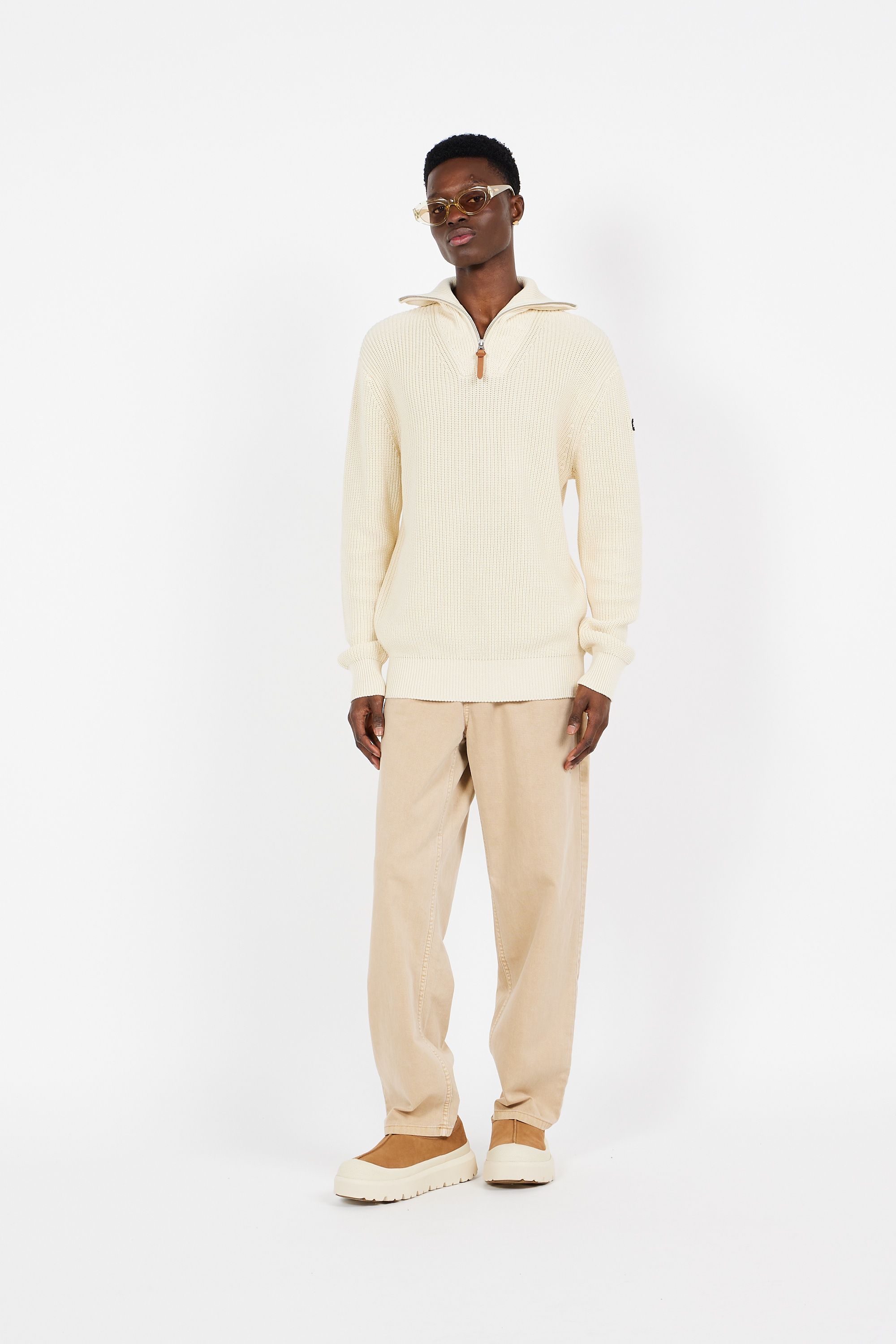 SCHOTT Pull PLTOMMY1 Beige