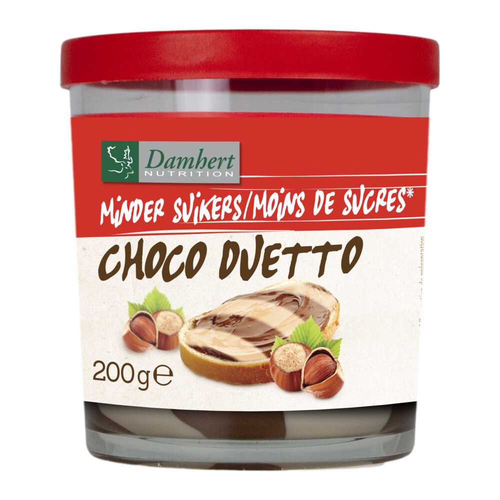 3x Damhert Chocopasta Duetto 200 gr