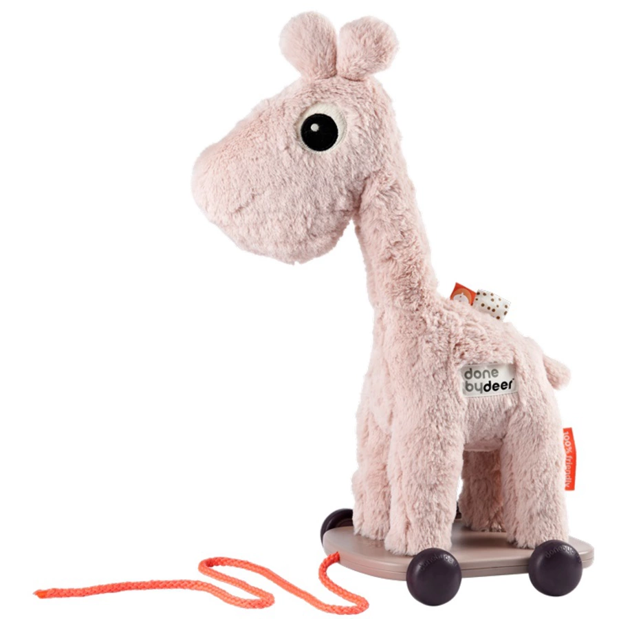 Done by Deer™ Nachziehtier Giraffi Raffi, rosa