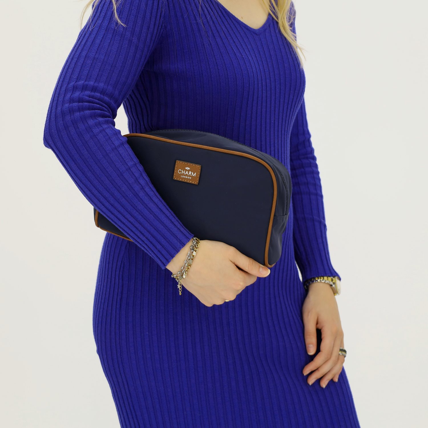 Charm London Buckingham Toiletbag blue