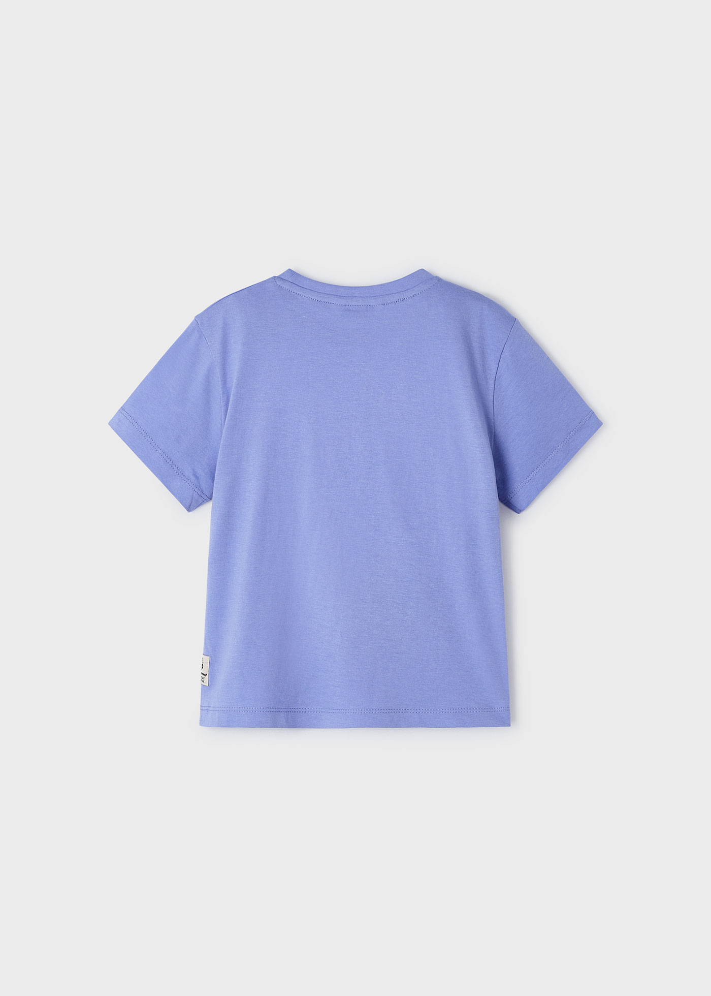 Camiseta infantil Better Cotton com estampa em relevo, White-City