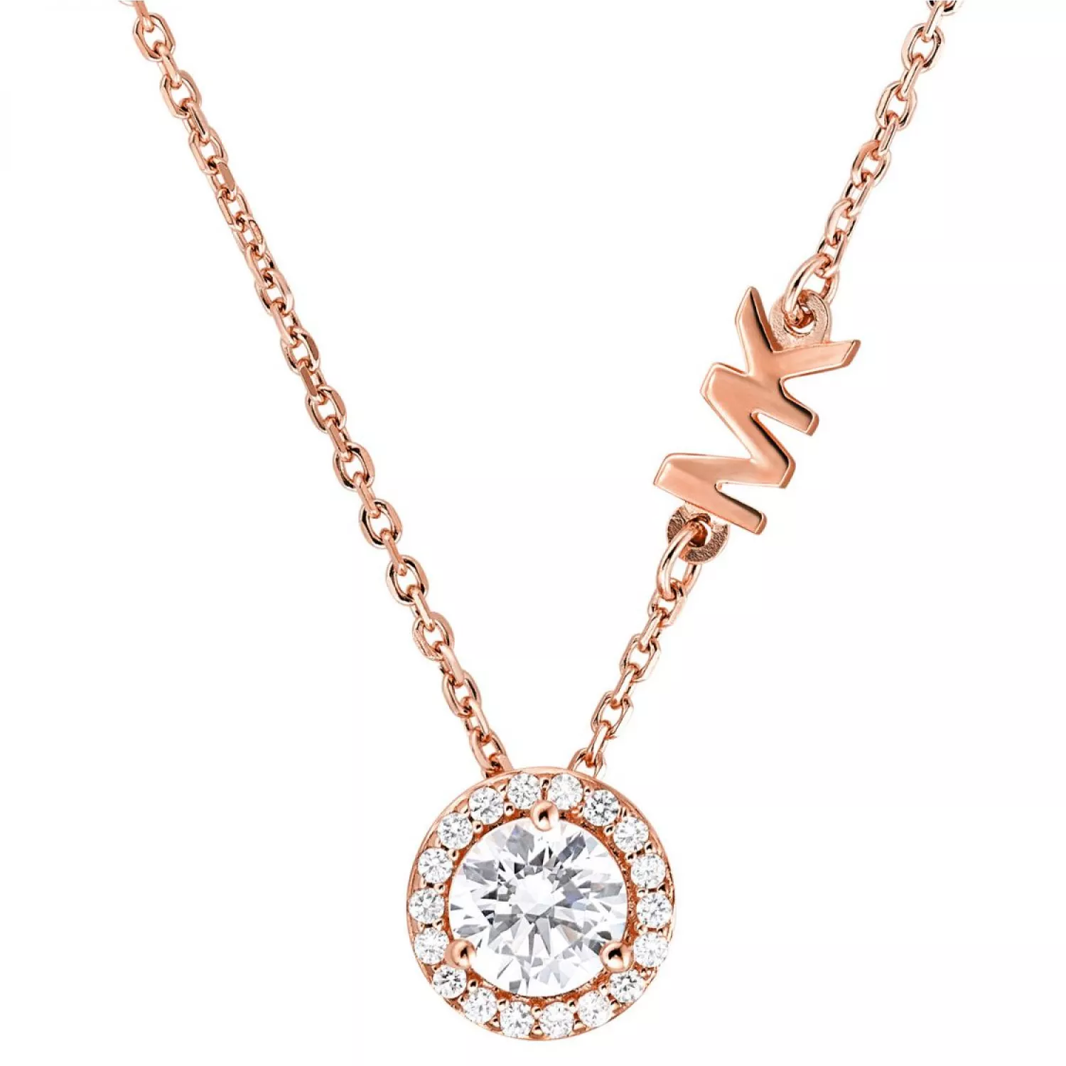 Michael Kors MK Rosa Halskæde 18 kt. Rosaforgyldt Sølv MKC1208AN791