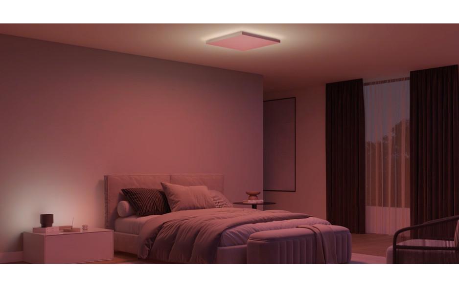 Deckenleuchte White & Color Ambiance Datura 600 x 600 mm<br>Smartes Deckenpaneel mit Hintergrundbeleuchtung