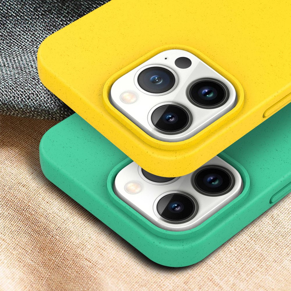 iPhone 14 Pro Max Bio Gummi Schutzhülle Eco Friendly Nachhaltig Kompostierbar - Olivgrün
