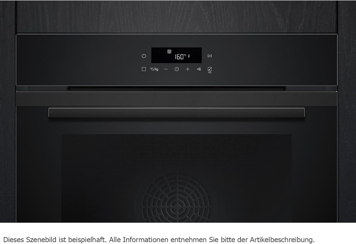 Siemens HB271ABB3 Pyrolyse Backofen Deep black inox