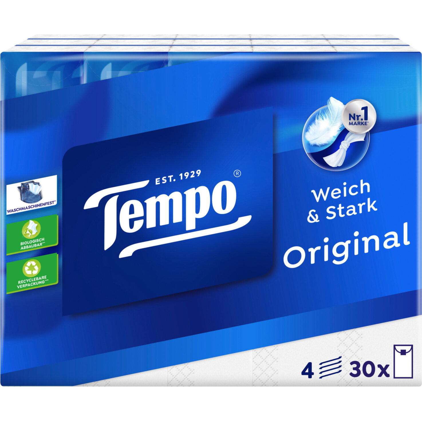 Tempo Taschentücher Klassik Softpack 30x10 Tücher