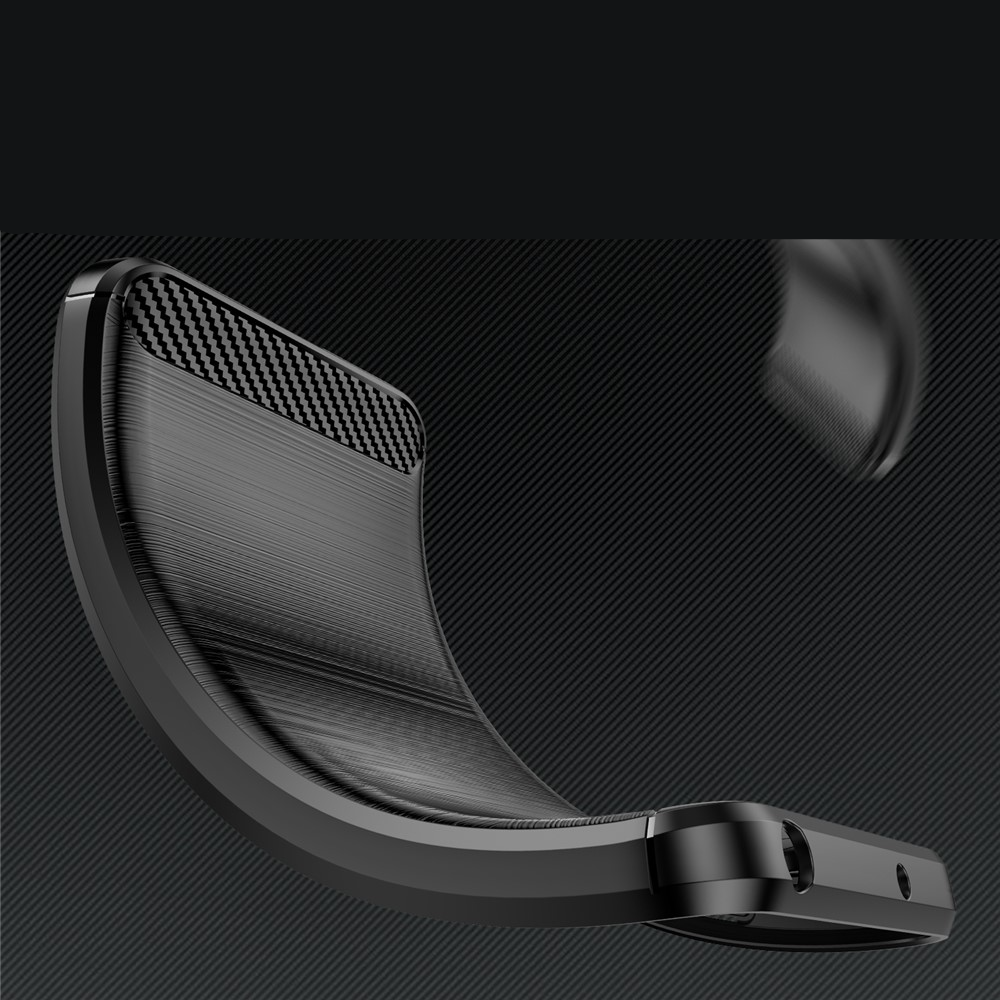 iPhone 17 Pro Gummi Case Schutzhülle Carbon Look - Schwarz