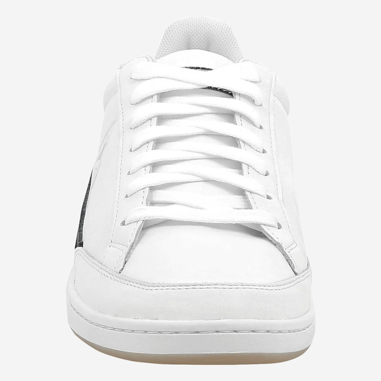 Le Coq Sportif Baskets en Cuir Courtclay blanc/noir/gris