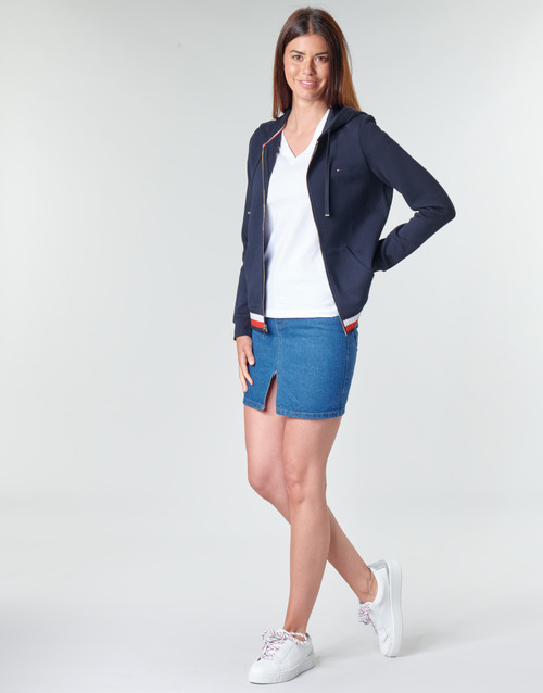 Tommy Hilfiger - HERITAGE ZIP THROUGH HOODIE - Marine